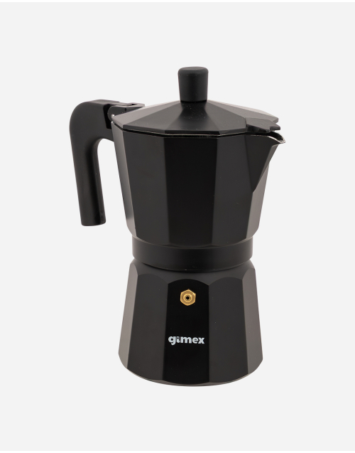 Perkolator - Schwarz - Aluminium - 6 Tasse