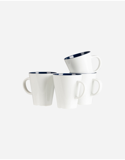 Linea Line - Becher - Blau - 350 ml - 4 Stück