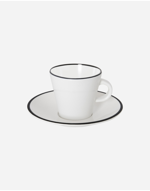Linea Line - Espresso Set - Schwarz - 2 Stück 