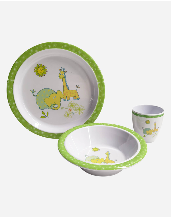 Gimex | Kids Line | Melamine Geschirr | 3-Teilig