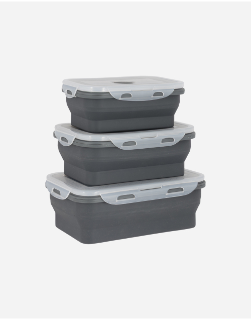 Recipientes de almacenamiento - Silicona - 3 Piezas