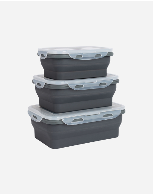 Recipientes de almacenamiento - Silicona - 3 Piezas