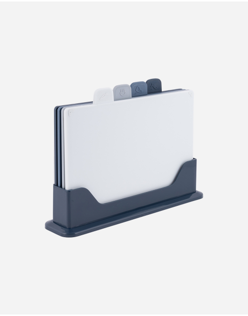 Juego de tablas de cortar - 4 Tablas de cortar - Soporte incluido - Antideslizante