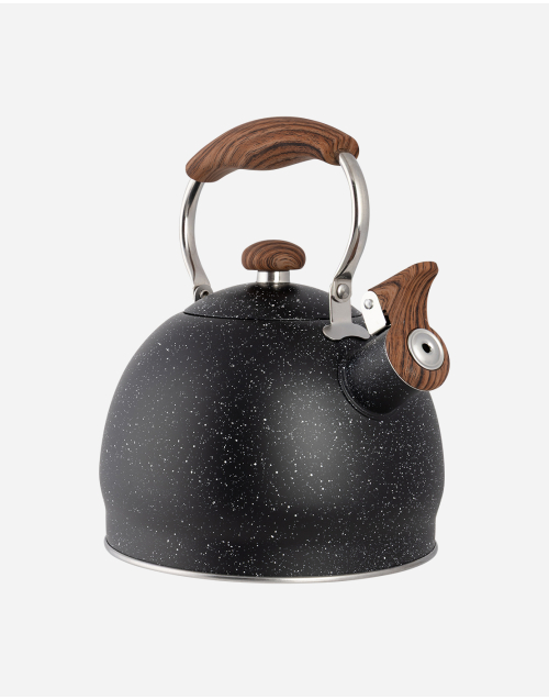 Hervidor con silbato - Negro - Induction - 1,7 Litros