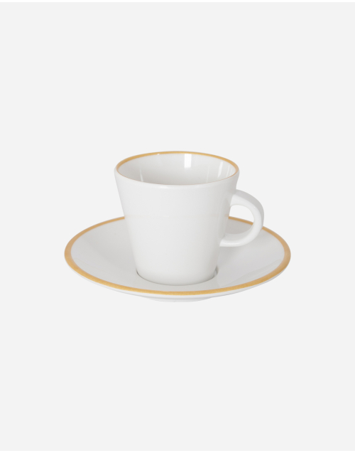 Linea Line - Espresso set - Oro - 85 ml - 2 Piezas