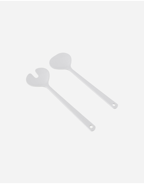 Servidores de ensalada - Blanco - 2 Piezas