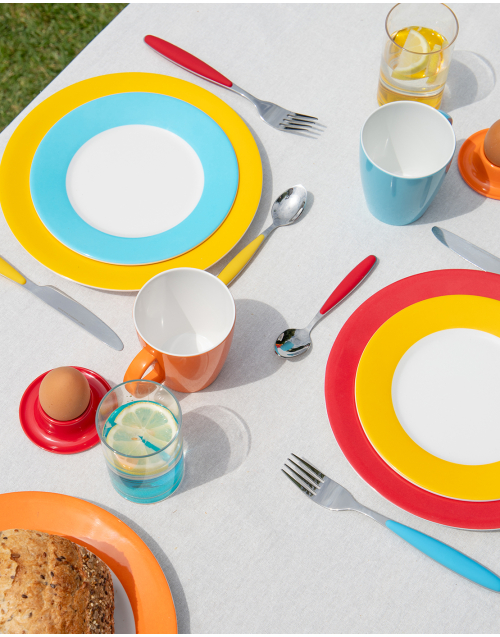 Colour Line - Bestek - Rainbow - 16-Delig