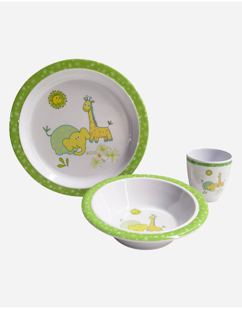 Kids Line - Servies - Wildlife - 3-Delig
