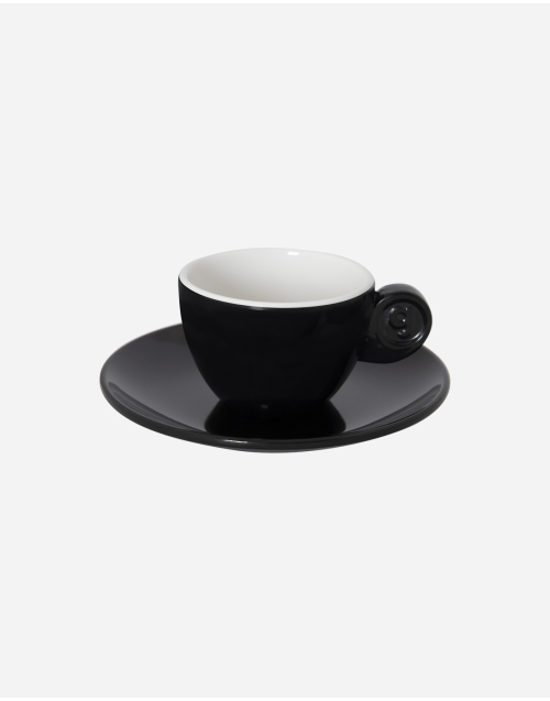 Solid Line - Espresso set - Zwart & Wit - 2 Stuks