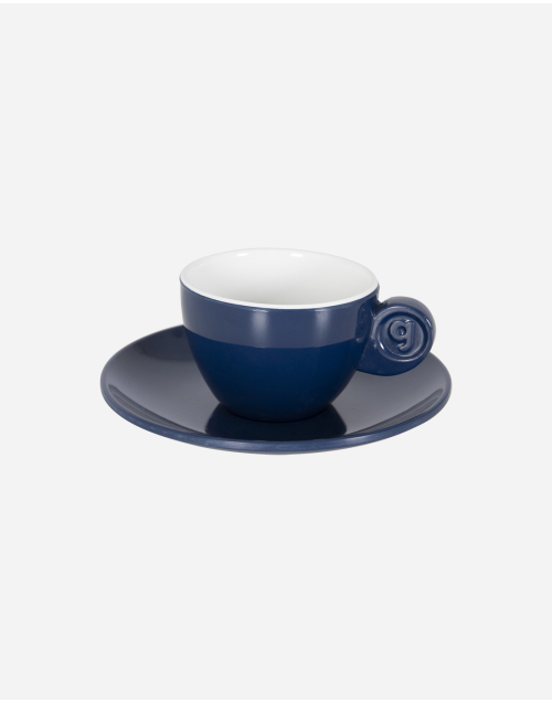 Solid Line - Espresso set - Blauw & Wit - 2 Stuks